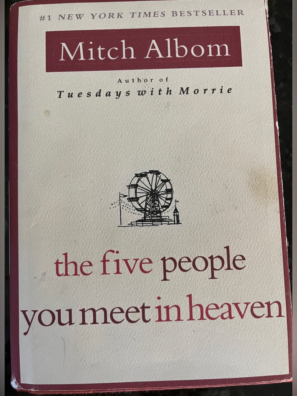 Mitch Albom "The Five People You Meet in Heaven" hardback NY Times best seller
